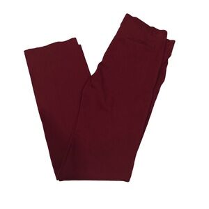 Betabrand women’s pants Sz Large Long maroon burgundy wine colored